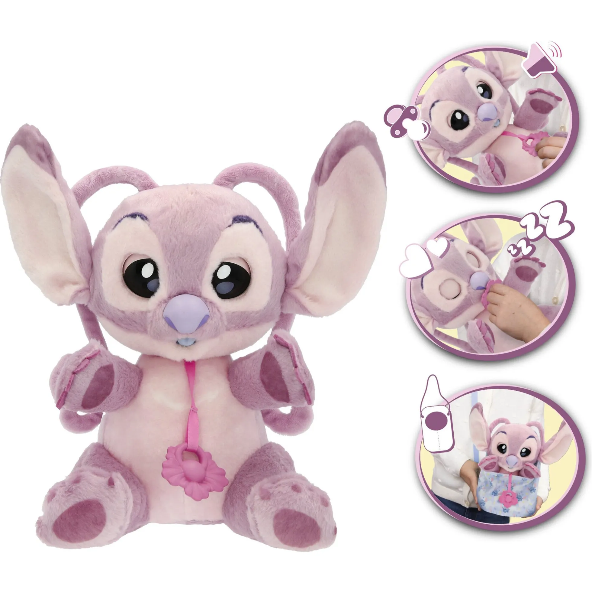 Baby Paws Angel interaktiv bamse - 24 cm