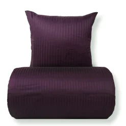 Baby sengetøj 70x100 cm - 100% bomuldssatin - Klassisk lilla striber
