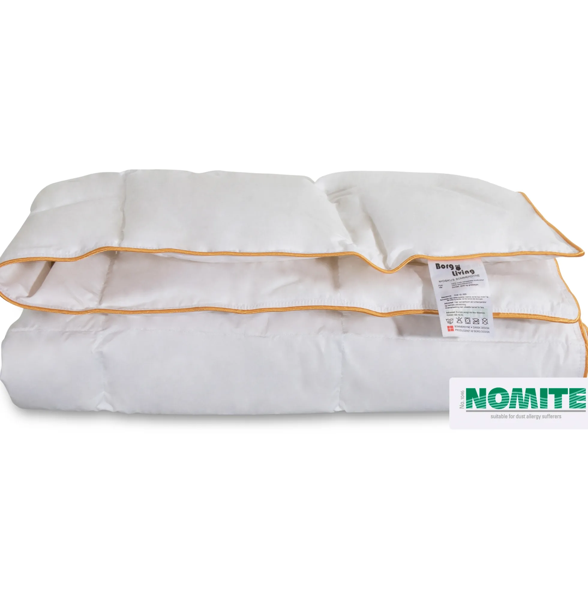 Baby sommerdyne - Let og sval dyne - 100 % moskusdun - 70x100 cm - Borg Living