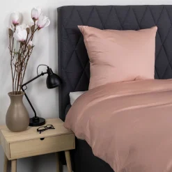 Bambus dobbelt sengetøj 200x220 cm - 100% bambus - Rosa