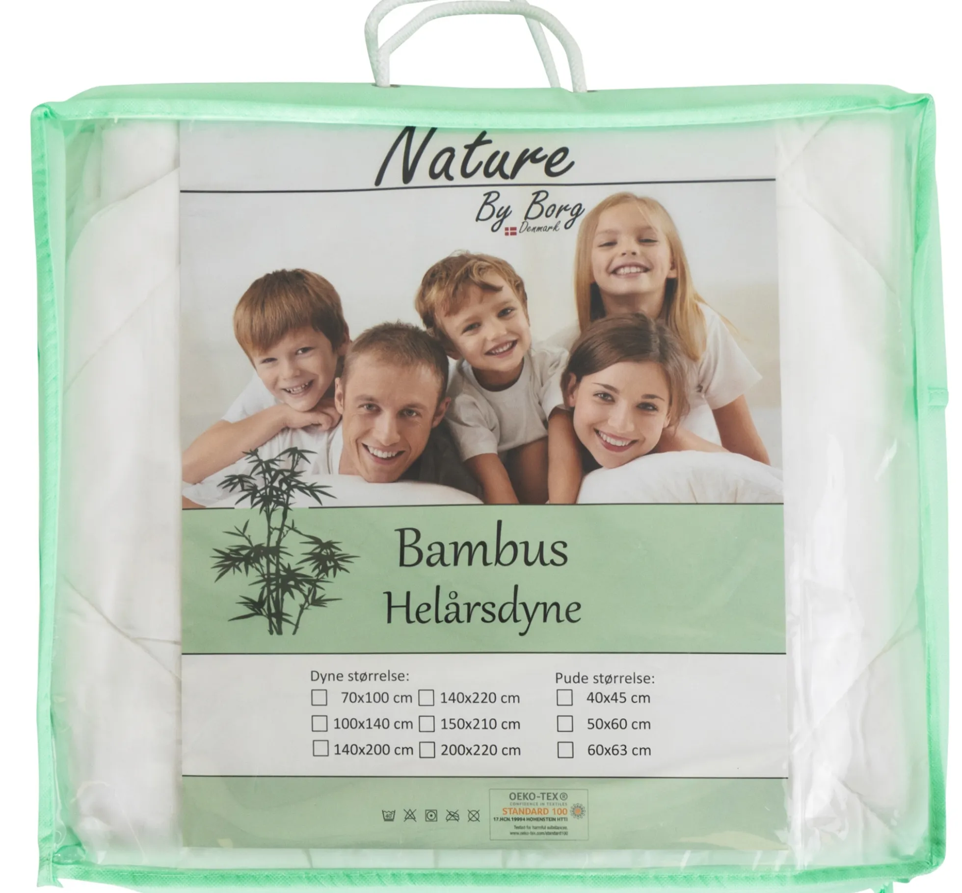 Bambusdyne helårsdyne - Åndbar bambus dyne - 140x200 cm - Nature By Borg bambusdyne