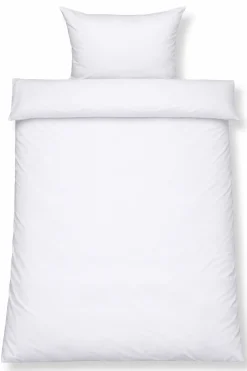 Bambus sengetøj 140x220 cm - 100% bambus - Hvidt satinvævet