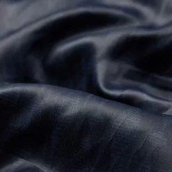 Dobbelt sengetøj 200x220 cm - Satin - Mørkeblåt mønster design