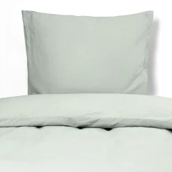Dobbelt sengetøj 200x200 cm - Stonewashed - Firm olive