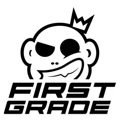 First Grade penalhus med 2 rum - Sort