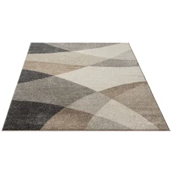 Gulvtæppe - 160x220 cm - Beige med mønster - Thales - Nordstrand Home