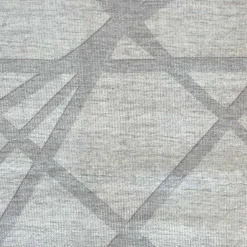Gulvtæppe - 140x200 cm - Lysegrå tæppe med skridsikker bagside - Løs tæppe fra Nordstrand Home Maja