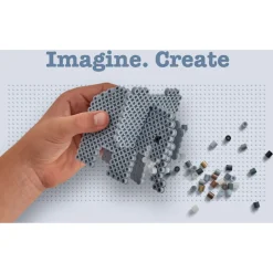 Hama Maxi perler i bøtte - 2000 blandede perler - Blå