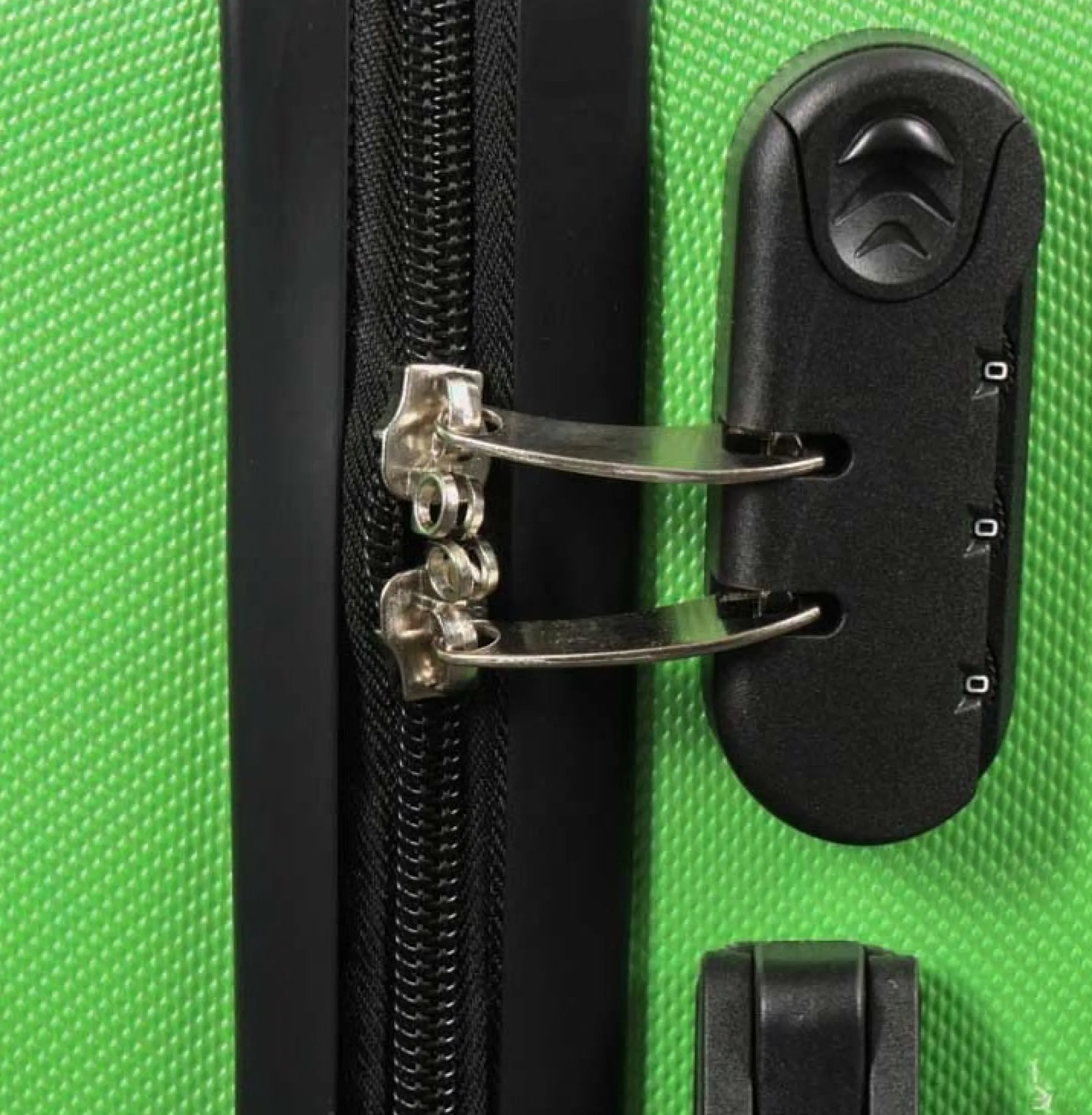 Kuffert - Hardcase - Str. Medium - Diamant grøn - Smart billig rejsekuffert