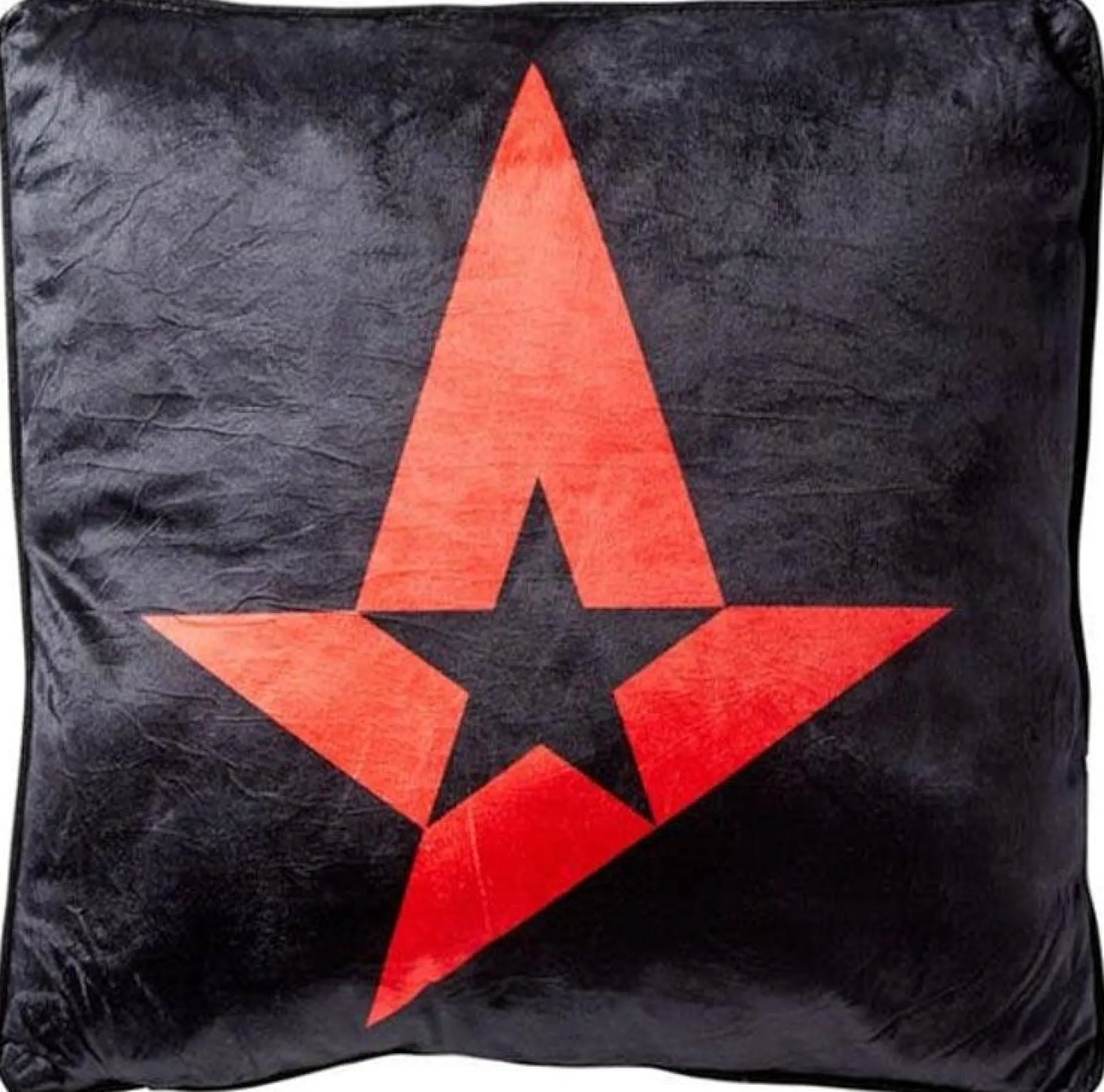 Pyntepude - 40x40 cm - Astralis - Rød/sort