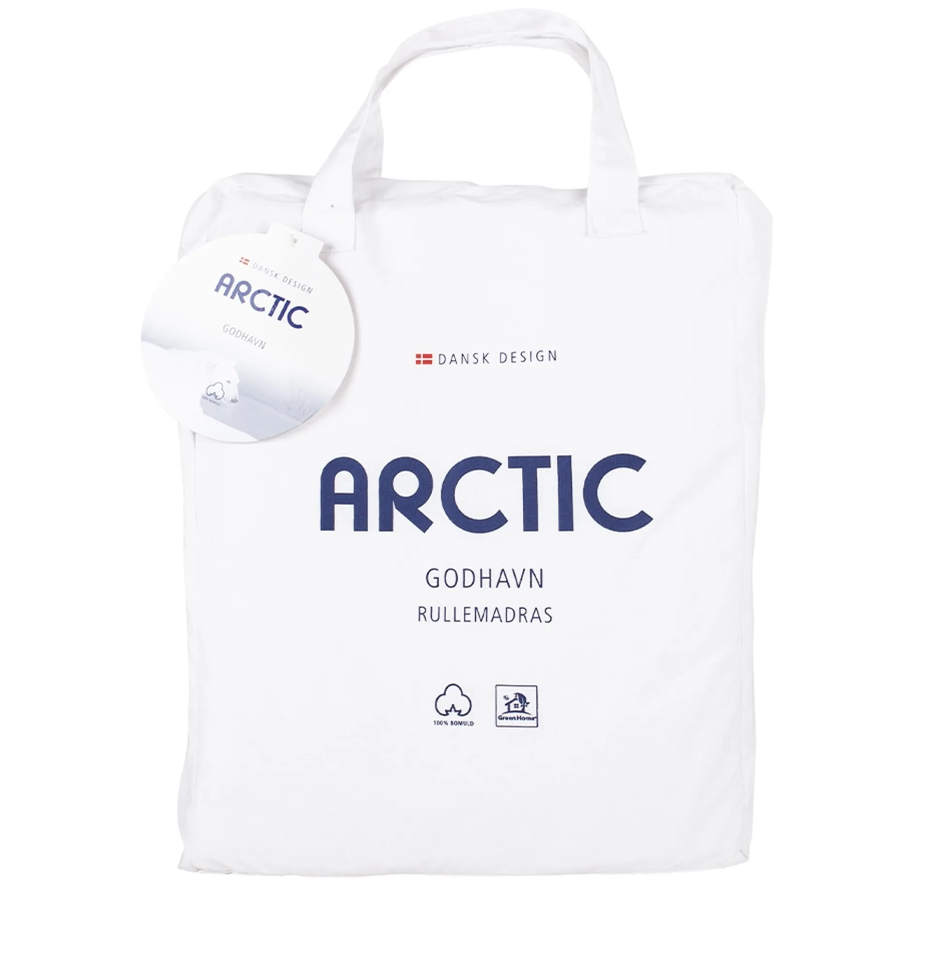 Rullemadras - 160x200 cm - 100% Bomuld - Allergivenlig - Godhavn fra Arctic