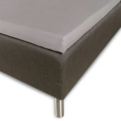 Silkelagen - Kuvertlagen 90x200x8 cm - Grå - 100% Silke - Butterfly Silk