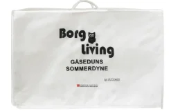 Sommerdyne - 200x200 cm - Dobbeltdyne med 100% gåsedun - Borg Living let sommerdyne