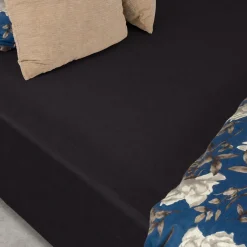 Stræklagen 70x160 cm - Sort jersey lagen til juniorseng